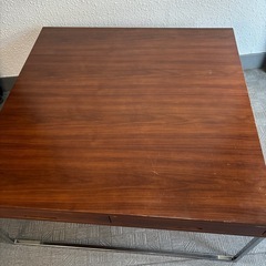 大塚家具　ウッド×アイアンテーブルの画像