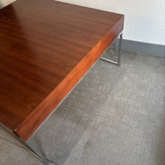 大塚家具　ウッド×アイアンテーブルの画像