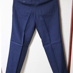 【未着用】URBAN CLASSIC 麻100%高級サマートラウザー 日本製の画像
