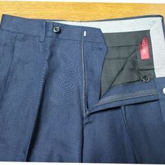 【未着用】URBAN CLASSIC 麻100%高級サマートラウザー 日本製の画像