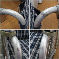 ♪幸和製作所 自走式 車椅子 S-21 ワイドタイプ キズ・ヨゴレあり 札幌♪の画像