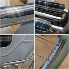 ♪幸和製作所 自走式 車椅子 S-21 ワイドタイプ キズ・ヨゴレあり 札幌♪の画像