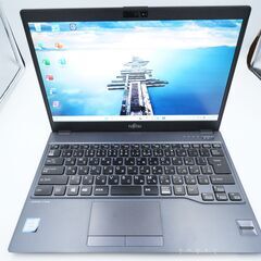 バッテリー◎ フルHD 13.3 富士通 ノートPC LIFEBOOK U938/SX Core i5-7300U windows11 pro 12GB SSD256GB  カメラあり オフィス (B817)の画像