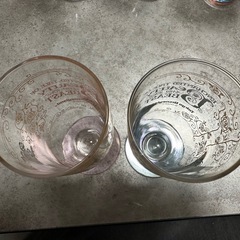 美女と野獣ペアグラスの画像