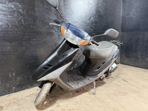 ★支払総額3.0万円★定休日なし！いつでも現車確認可能です！ ホンダ スーパーディオ 黒 AF27 人気のスーパーディオ！ ヘッドライトカウルライブディオ！ 2ストのためオイル注ぎ足すだけ！ サイスタ付き！ 加速良好！