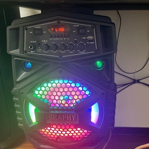 ポータブル PAスピーカー カラオケセット システム