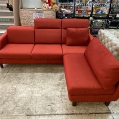 【愛品館 江戸川店 】ファブリック3P ロングカウチソファ BABA（馬場家具）の画像