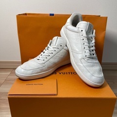 【定価13万】LOUIS VUITTON ホワイト レザー　スニーカー