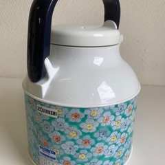 【ZOJIRUSHI】象印 ポット 和風ポット 卓上ポット 1L 魔法瓶 昭和レトロ 花柄 VGW-1000の画像