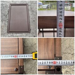 【❗️✨おしゃれ犬用ケージ✨❗️】アイリスオーヤマ製ペットケージPIWS-960 木目調ケージ✨簡易清掃済❗️の画像