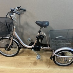 💥電動アシスト三輪自転車 ラクッカル、バッテリー6.0Ah