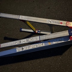 長谷川工業 アルミ製 伸縮式足場台 「DRSW-1090」 天板100×42cm 高さ66～88cmの画像