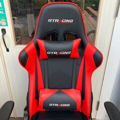 GTRACING ゲーミングチェア（ブラック×レッド）の画像