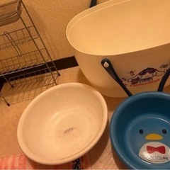 明日の朝まで限定 ランドリーバスケット シャンプーラック 桶 サ...