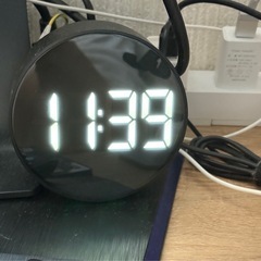 IKEA PLUGGET プルゲット 目覚まし時計 ブラック