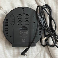 IKEA PLUGGET プルゲット 目覚まし時計 ブラックの画像
