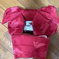 浴衣　帯　リボン付き