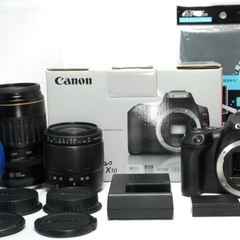 ✨高性能でコンパクト✨Canon Kiss X10✨Wレンズセット✨WiFi対応の画像