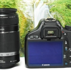 ✨手振れ補正機能付き望遠レンズセット✨Canon Kiss X4✨動画撮影OK✨の画像
