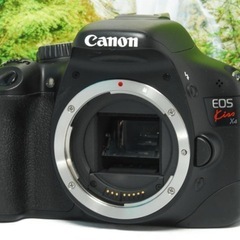 ✨手振れ補正機能付き望遠レンズセット✨Canon Kiss X4✨動画撮影OK✨の画像