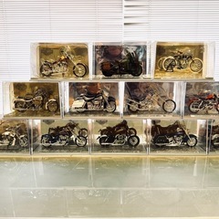 ディアゴスティーニ　ハーレーダビットソン　プレミアムコレクション 12台セットの画像