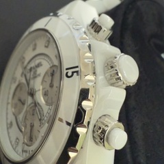 CHANEL シャネル H2009 J12 セラミック 9Pダイヤ クロノ 自動巻きの画像