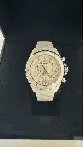 CHANEL シャネル H2009 J12 セラミック 9Pダイヤ クロノ 自動巻き