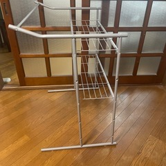 押入れ用ハンガーラック洗濯収納衣類収納　の画像