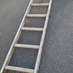 【中古だから安い✨使い道多様】アルミ合金製単はしご C-10 HC1-41　全長 4m09cm 最大使用の画像