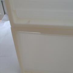 □■無印良品■□②■ポリプロピレン収納ケース・引出式【中】2個＆無印良品再生ポリプロピレンバッグ＆A4カゴ2個の画像