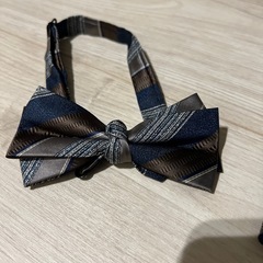 結婚式　ネイビー　蝶ネクタイセットの画像