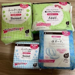 新品未使用　お産パッド　4点セットまとまて