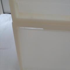 □■無印良品■□③■ポリプロピレン収納ケース・引出式【中】2個＆無印良品再生ポリプロピレンバッグ＆A4カゴ2個の画像