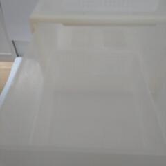 □■無印良品■□④■ポリプロピレン収納ケース・引出式【中】2個＆無印良品再生ポリプロピレンバッグ＆A4カゴ2個の画像