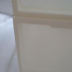 □■無印良品■□④■ポリプロピレン収納ケース・引出式【中】2個＆無印良品再生ポリプロピレンバッグ＆A4カゴ2個の画像