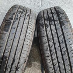 ★値下げ タイヤ バリ山 175/65R15 BMW MINI ミニ クーパー 純正 ホイール PCD100 4H 5.5JJ off45 175 65 15 軽自動車 などにも★の画像