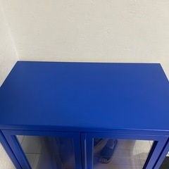 天然木　65キャビネット　飾り棚 の画像