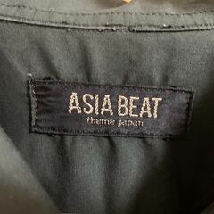 ASIA BEAT 長袖シャツ メンズL ビンテージ風 レトロデザインの画像