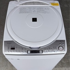 🔹2019年 SHARP 8kg 洗濯機 ES-TX8D-W イ...