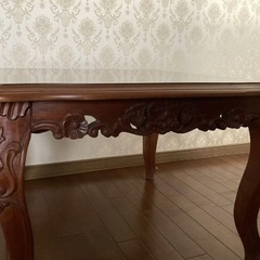 猫脚テーブル　花台　サイドテーブルの画像
