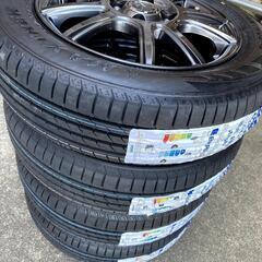 新品アルミとタイヤセット155/65R14