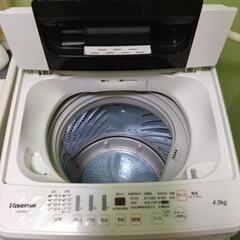 Hisense 洗濯機 4.5kg 2019年製 1人用  