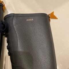 長靴　エーグル レインブーツ 黒色Lサイズの画像
