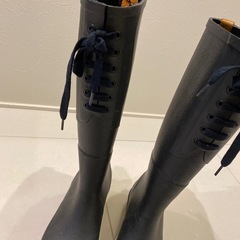 長靴　エーグル レインブーツ 黒色Lサイズの画像