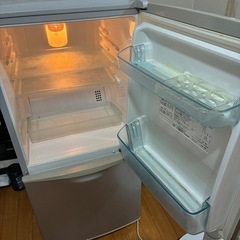 ナショナル冷蔵庫122リットル2ドア動作確認済みの画像