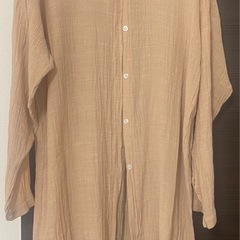 【fifth】リネンライクロングシャツ