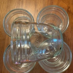 モロゾフのガラスカップ9個