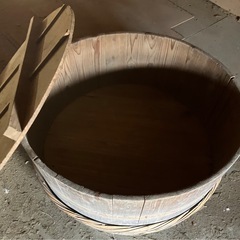 木桶　アンティーク　レトロ　木樽　昭和の画像