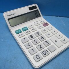 P871　シャープ　ナイスサイズ電卓　10桁表示の画像