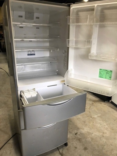 NO B296?福岡市内配送設置無料✨?SANYO 冷凍 冷蔵庫 SR-361T(S) 355L 2〜3人用